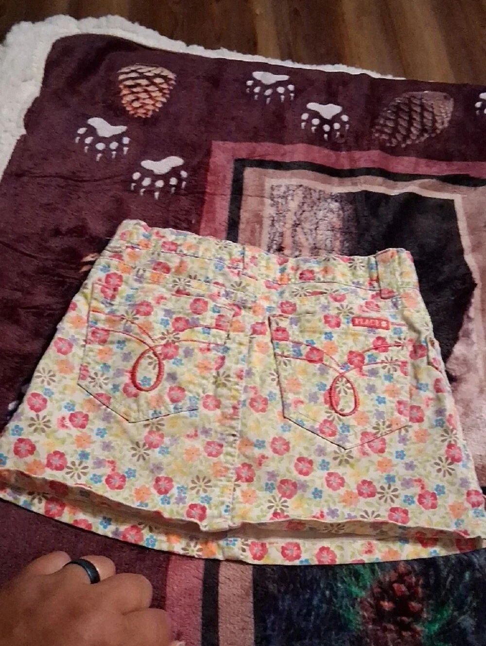 The Children's Place Floral Mini Skirt - Yellow, Pink, Blue